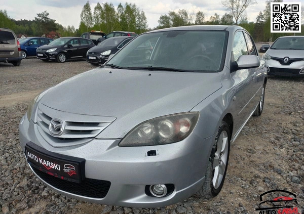 Mazda 3 cena 6900 przebieg: 194000, rok produkcji 2007 z Radzymin małe 529